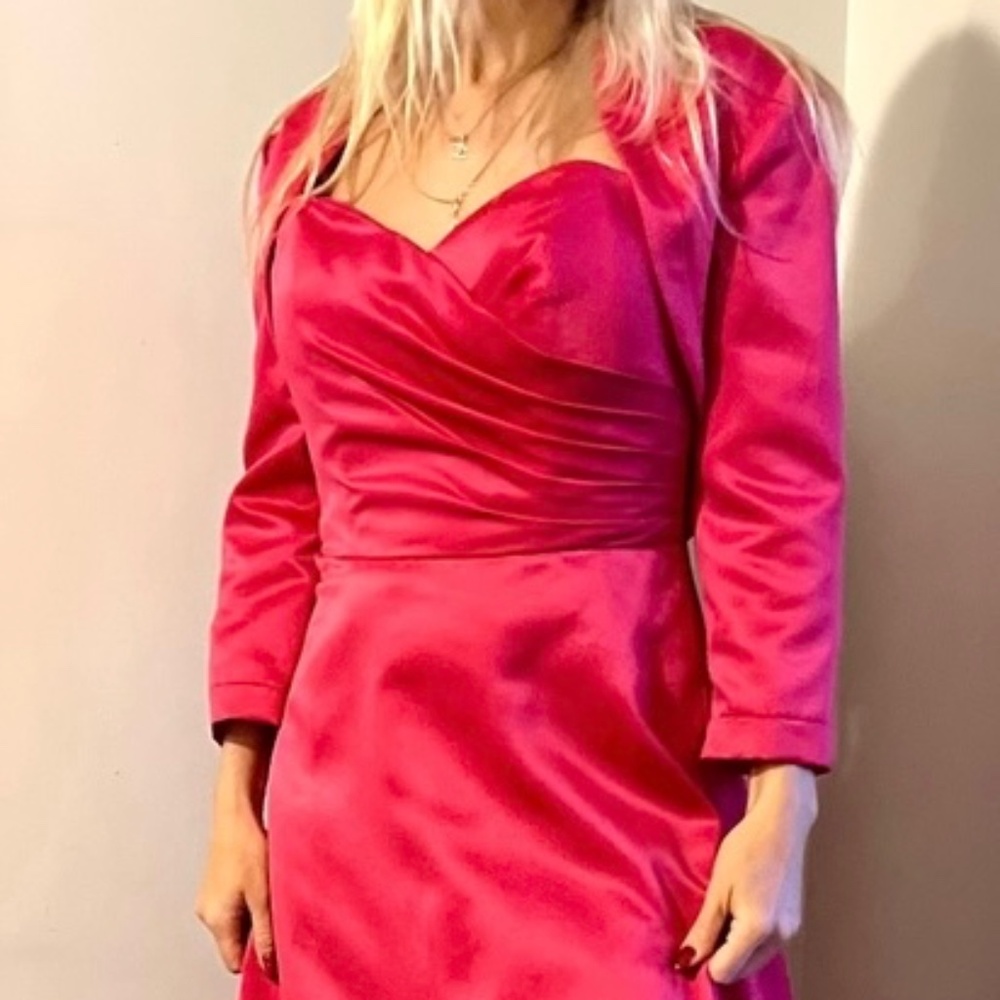 New Christmas's Dress With Tag Size 11/12 Mori lee Brand Pink Colour